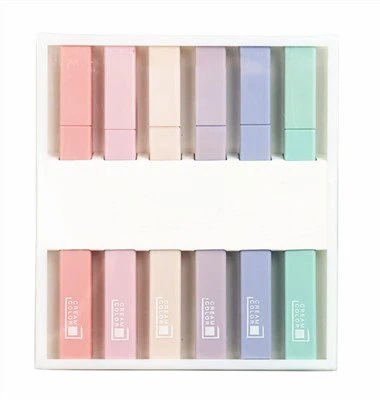 6 хайлайтеров в упаковке